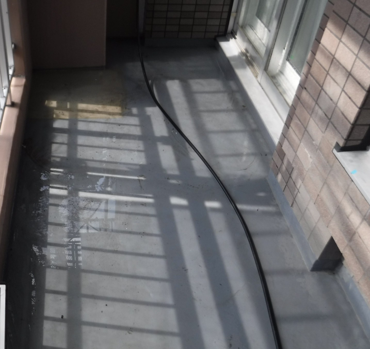 バルコニー防水工事 施工前